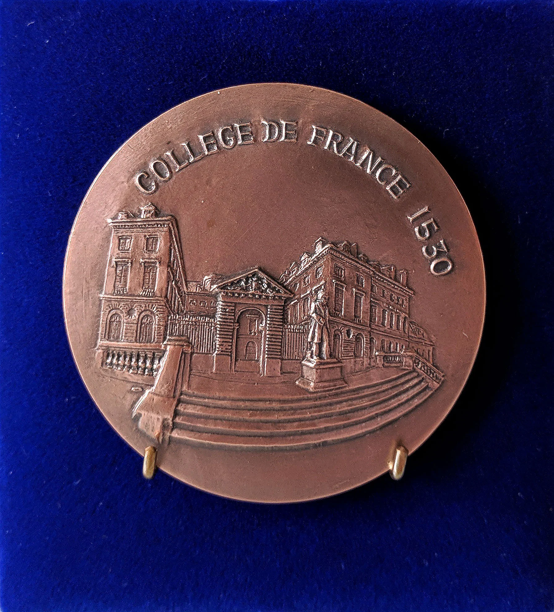 Peccot Lecture medal.